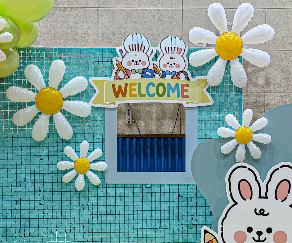 학교장식 포토존장식 I 데이지 플라워&웰컴 신학기 포토존