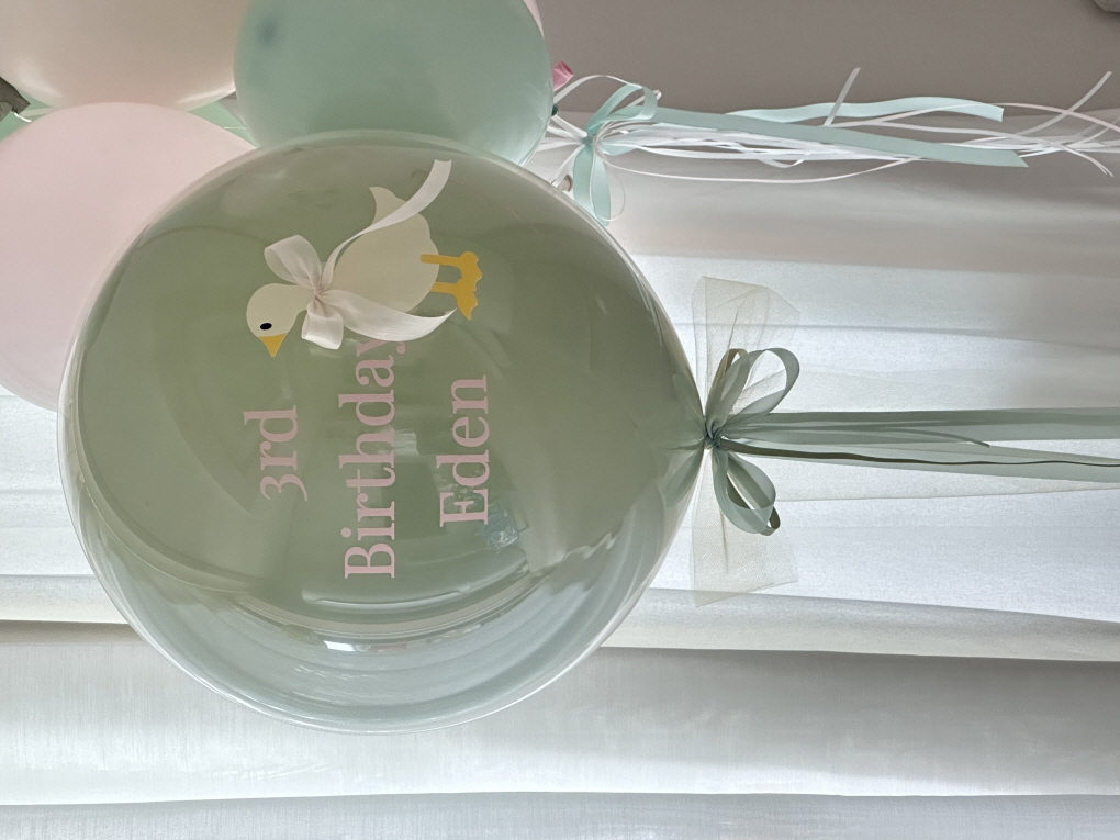 마카롱풍선 생일풍선 │ 파스텔 레터링 맞춤 풍선