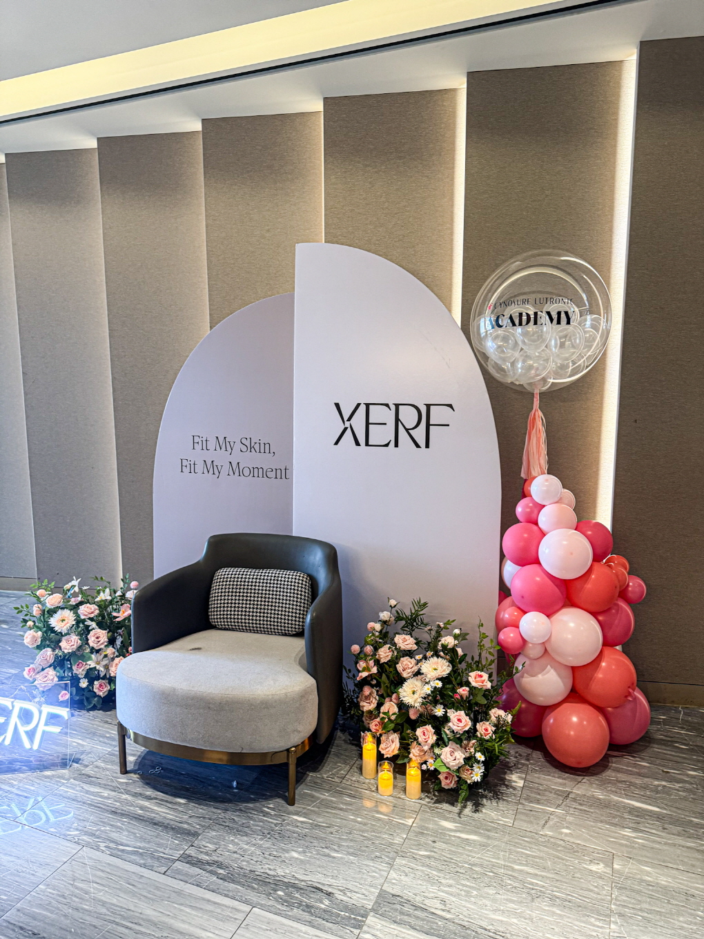 뷰티 브랜드 행사장식 │ 세르프(XERF) 프로모션 공간 연출