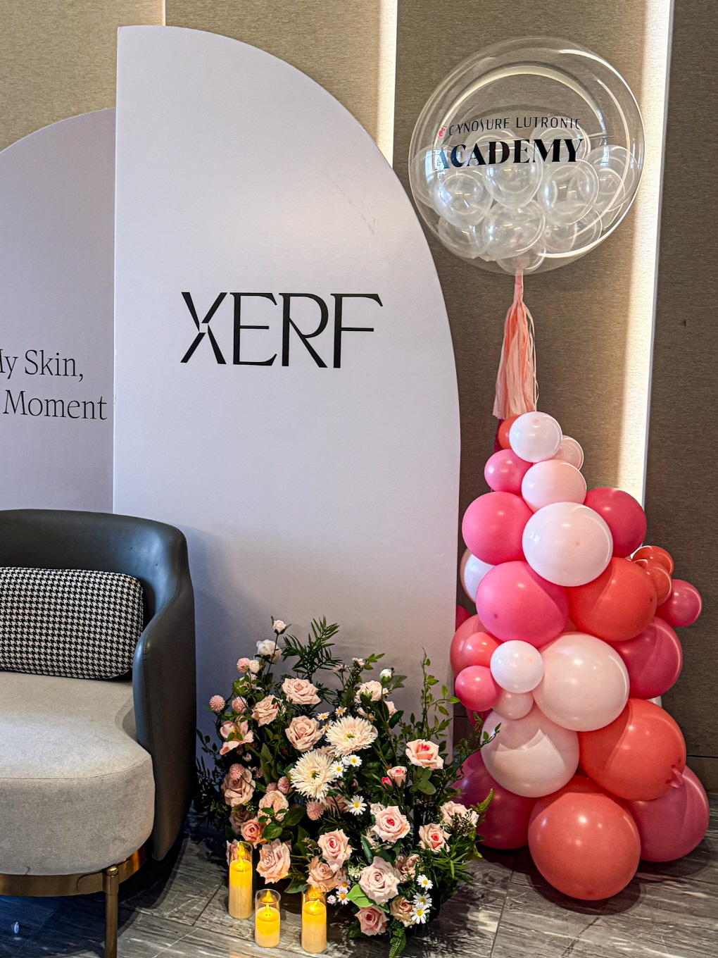 뷰티 브랜드 행사장식 │ 세르프(XERF) 프로모션 공간 연출