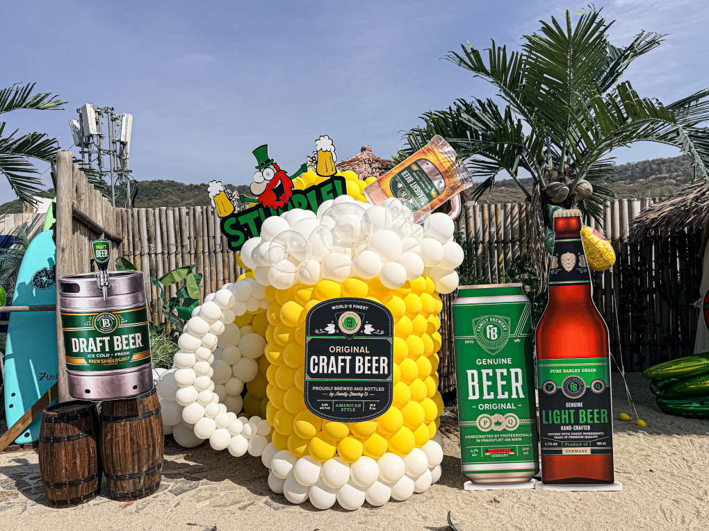 맥주축제 포토존 │ 여름 행사 맞춤 벌룬 연출